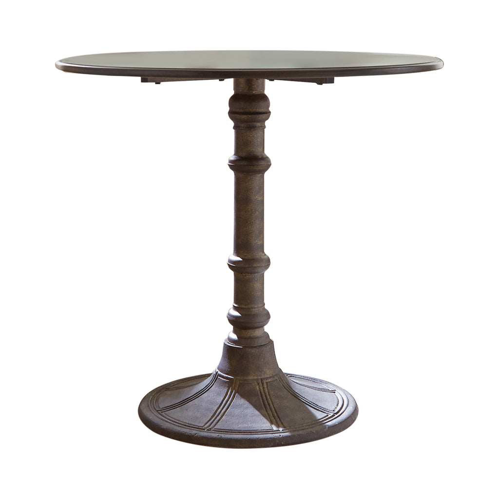 Dim Gray Coaster 100063 | Oswego Round Top Counter Height Bistro Table Dining Sides Desk Bronze