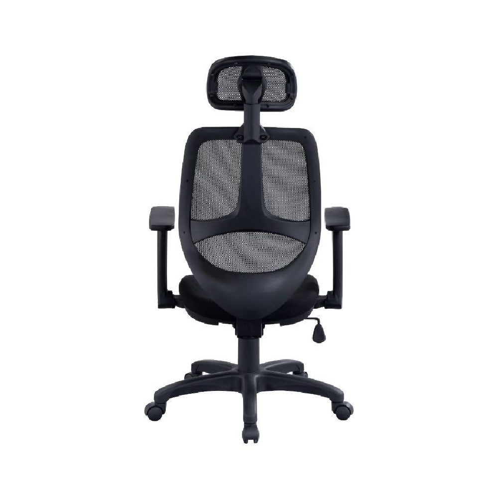 Arfon Adjustable Gaming Chair With Padded Seat Cushion Black Finish BH92960