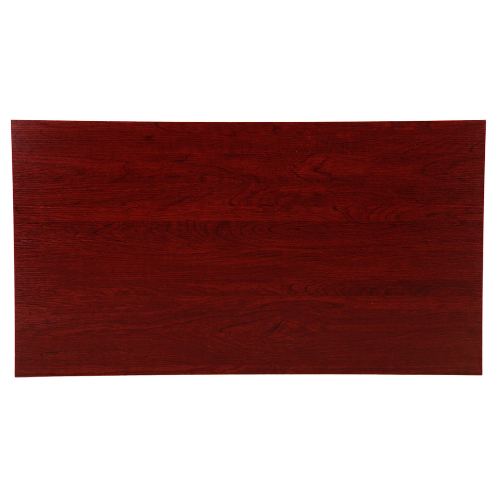 Coffee Table Dining Table - Red Brown - Top