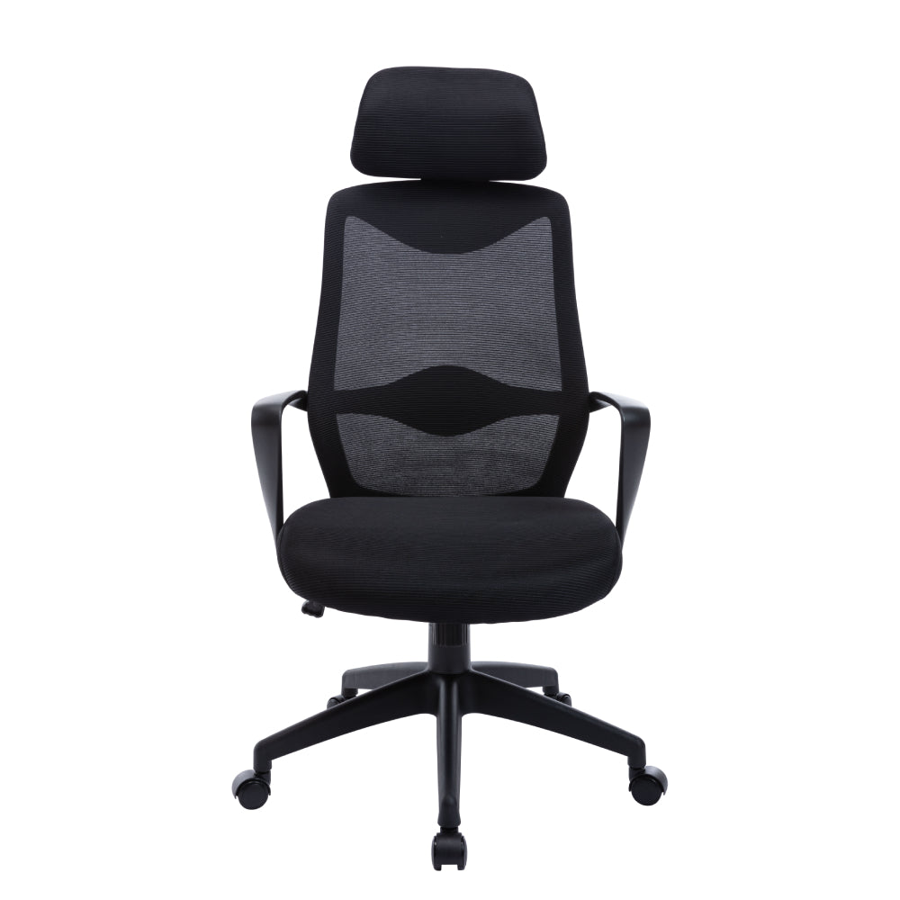 Ergonomic Mesh Chair Home Executive Desk Chair High Back with Wheels for Teens/Adults Black
