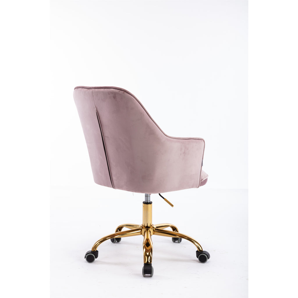 Slate Gray Velvet Swivel Shell Chair for Living Room, Office Chair, Modern Leisure Arm Chair