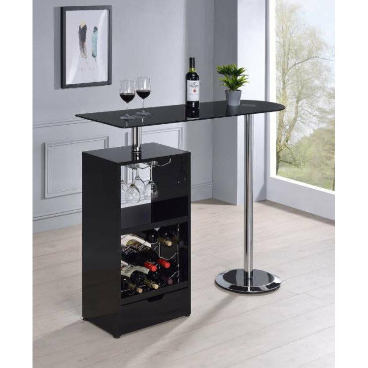 Gray Revolving Bar Table | Coaster 120452