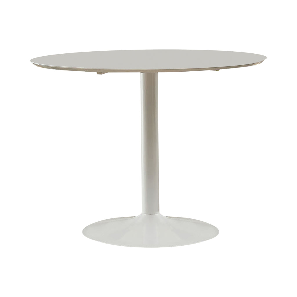 Rosy Brown Coaster 105261 | Round Top Counter Height Table Dining Sides Desk White
