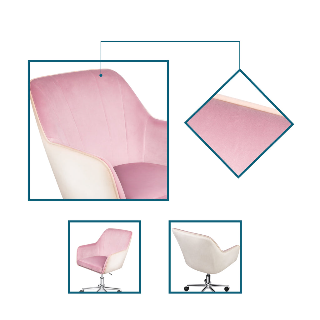 Thistle Modern Vanity  Desk Chair Upholstered Adjustable Swivel