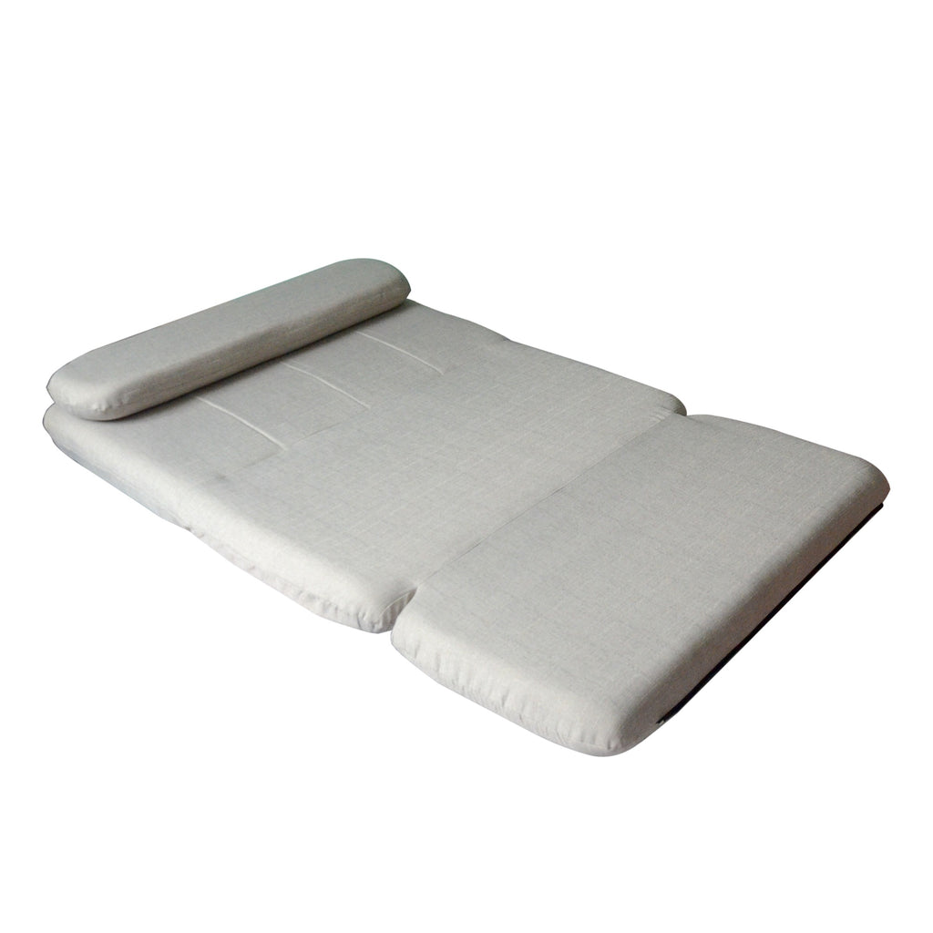 Gray Floor Chair Adjustable Foldable Sofa Bed Restroom Floor Mattress Recliner Sofa and Pillow
