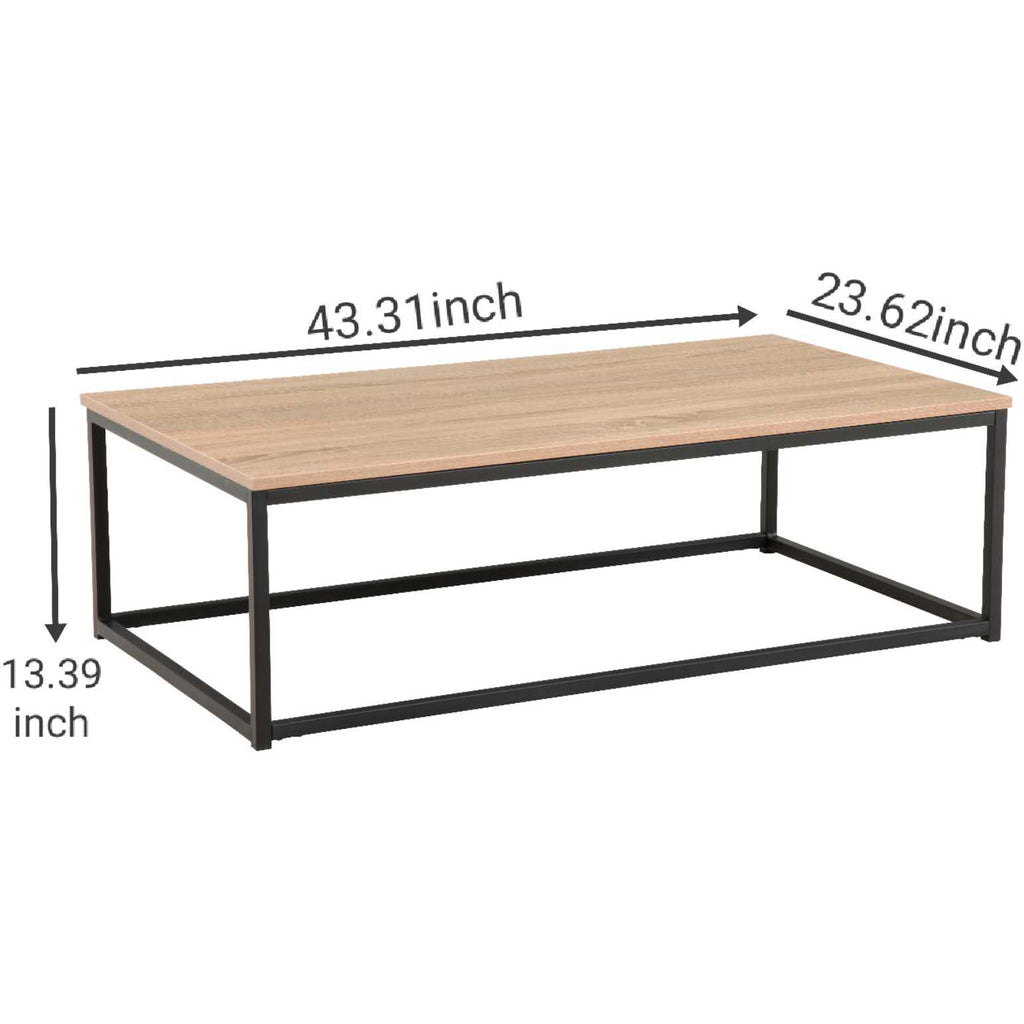 Coffee Table Dining Table - Oak - Size