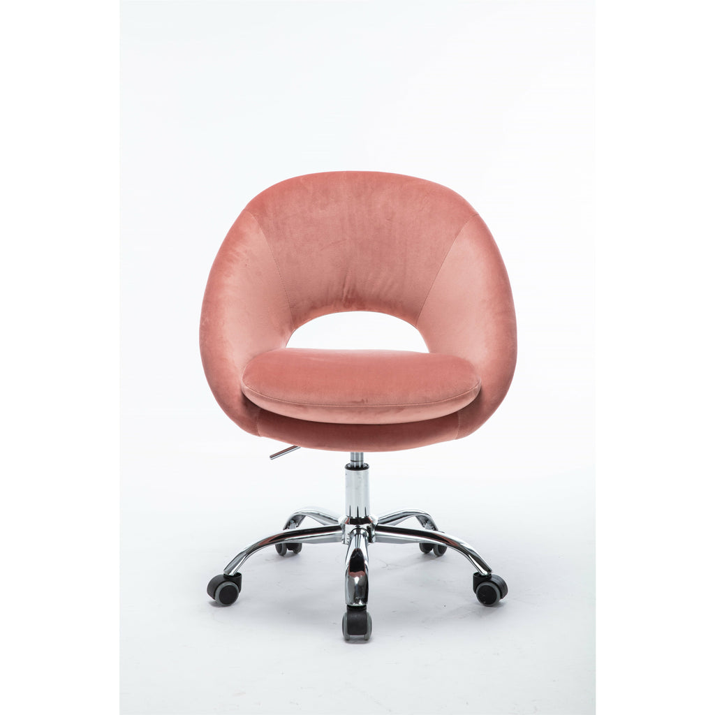 Misty Rose Swivel Office Chair for Living Room/Bed Room, Modern Leisure office Chair