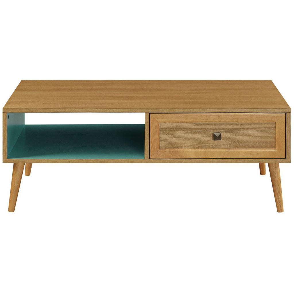 Sienna Jayce Coffee Table With Drawer in Natural