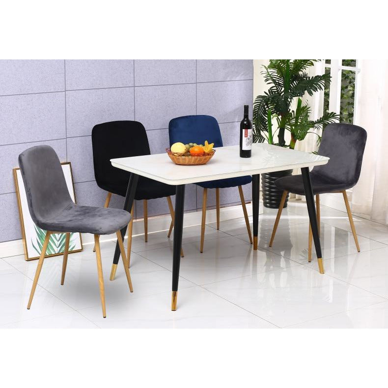 4 Counts - Dinning Chair Modern Style Simple Structure Easy Installation