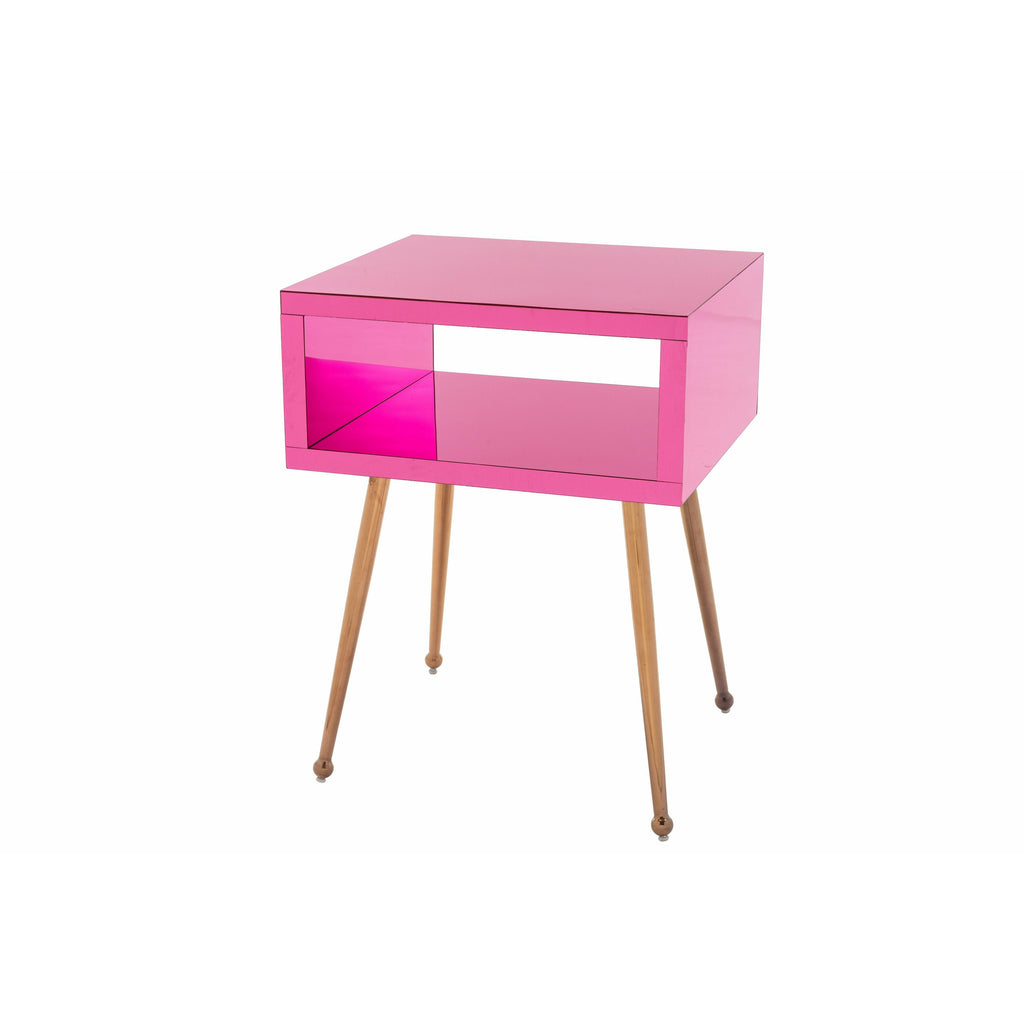Pale Violet Red Acrylic Mirror Night Stand Multiple Color