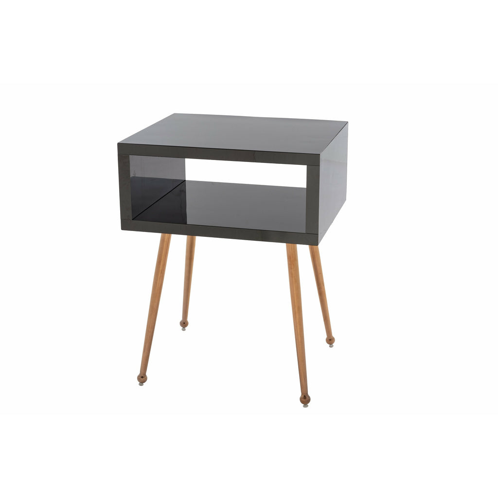 Dim Gray Acrylic Mirror Night Stand Multiple Color