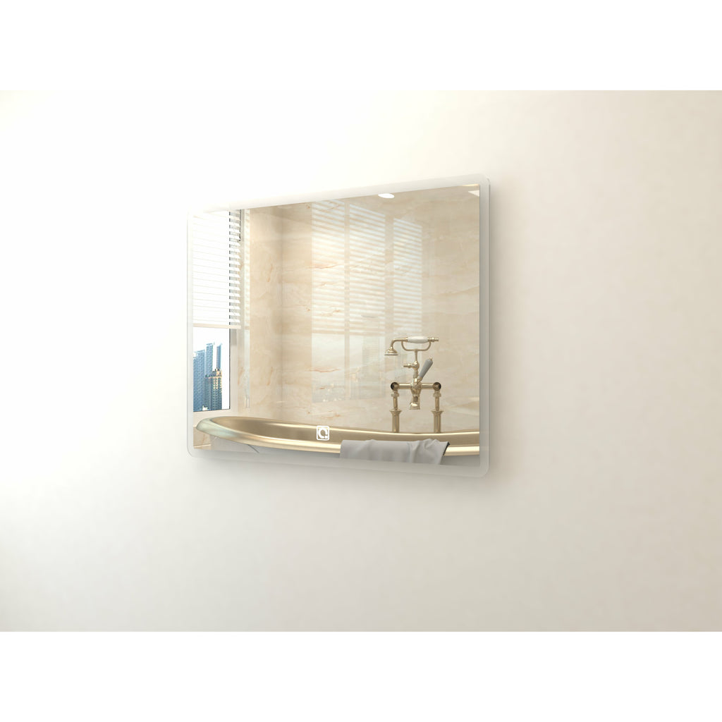 Gray Bathroom Vanity LED Lighted Mirror