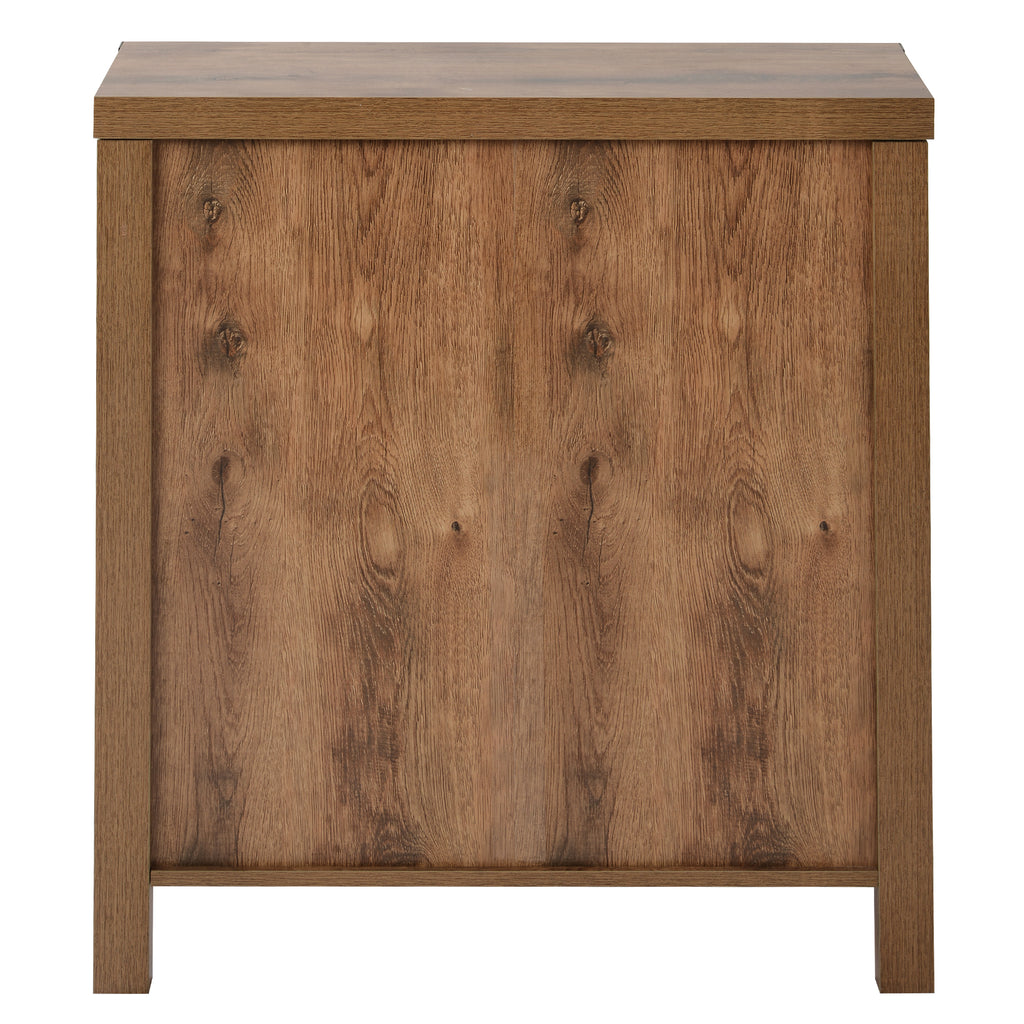 Sienna Rustic Console Table with Drawer and Storage for Entryway, Hallway, and Living Room
