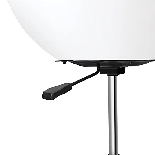 Black 23.5" Adjustable Height LED Light Furniture Bar Stool Table-Round Shape-Remote Control