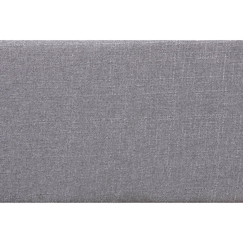 Light Slate Gray 39'' Storage Bench Tufted Linen Fabric Ottoman Storage Bench