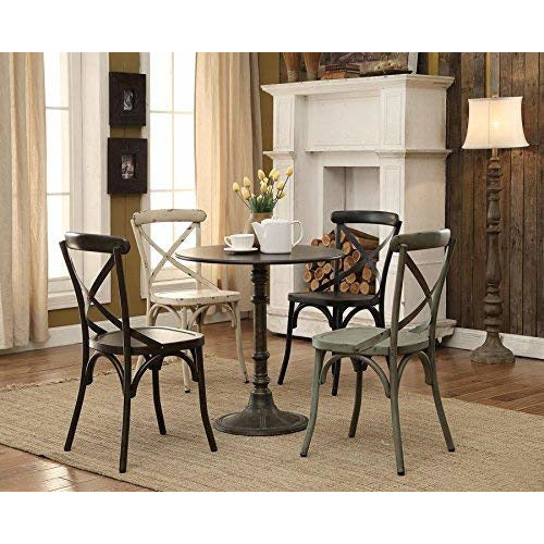 Rosy Brown Coaster 100063 | Oswego Round Top Counter Height Bistro Table Dining Sides Desk Bronze