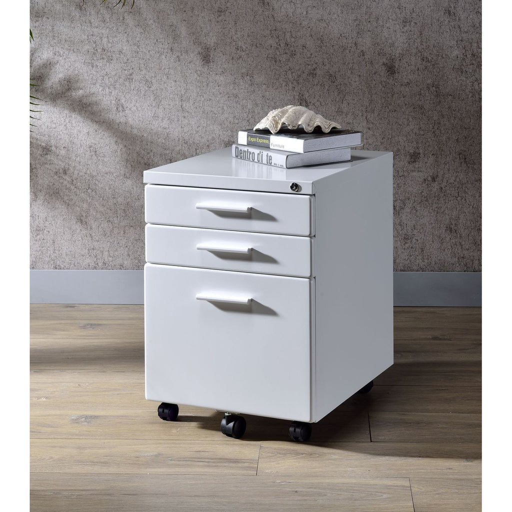 Light Gray Peden File Cabinet Safety Lock Included
