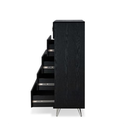 Black Elms Rectangular Chest With 5 Drawers