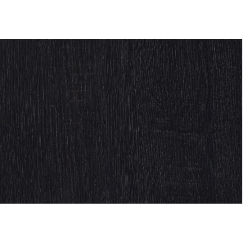Black Dark Grey Wood/Black Nickel Metal End Table Round Top by Coaster