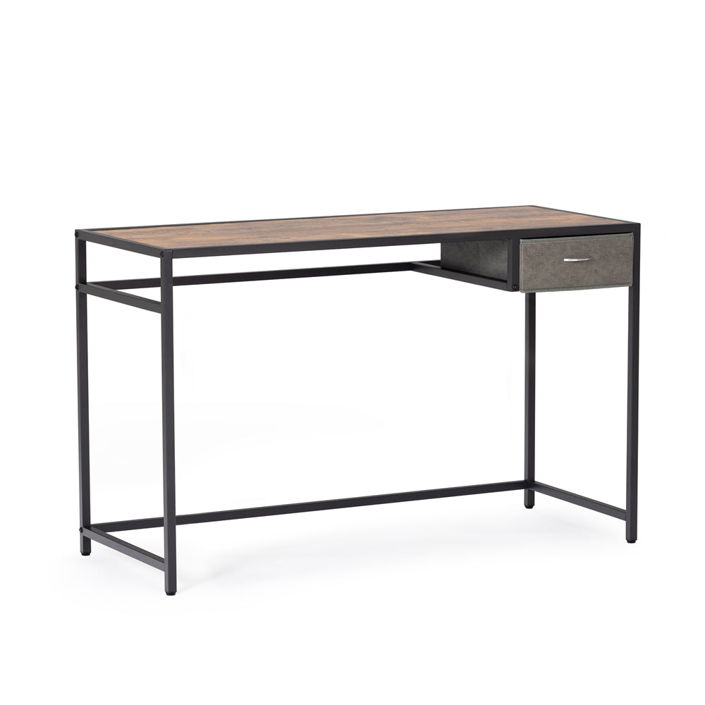 Metal Frame Computer Desk With Cloth Drawer BH51529306