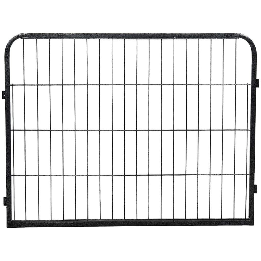 Snow Heavy Duty Iron Panels Foldable Metal Dog Fence - Gate Crate Kennel - Cage Pet Playpen(4 Size)