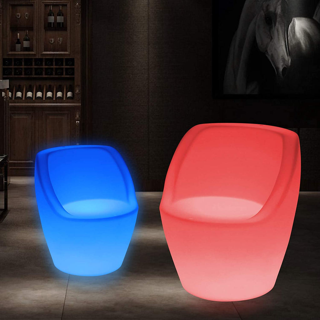 Tomato 16 Color LED Light Up Chair Furniture Pub Club Lounge Party Seat