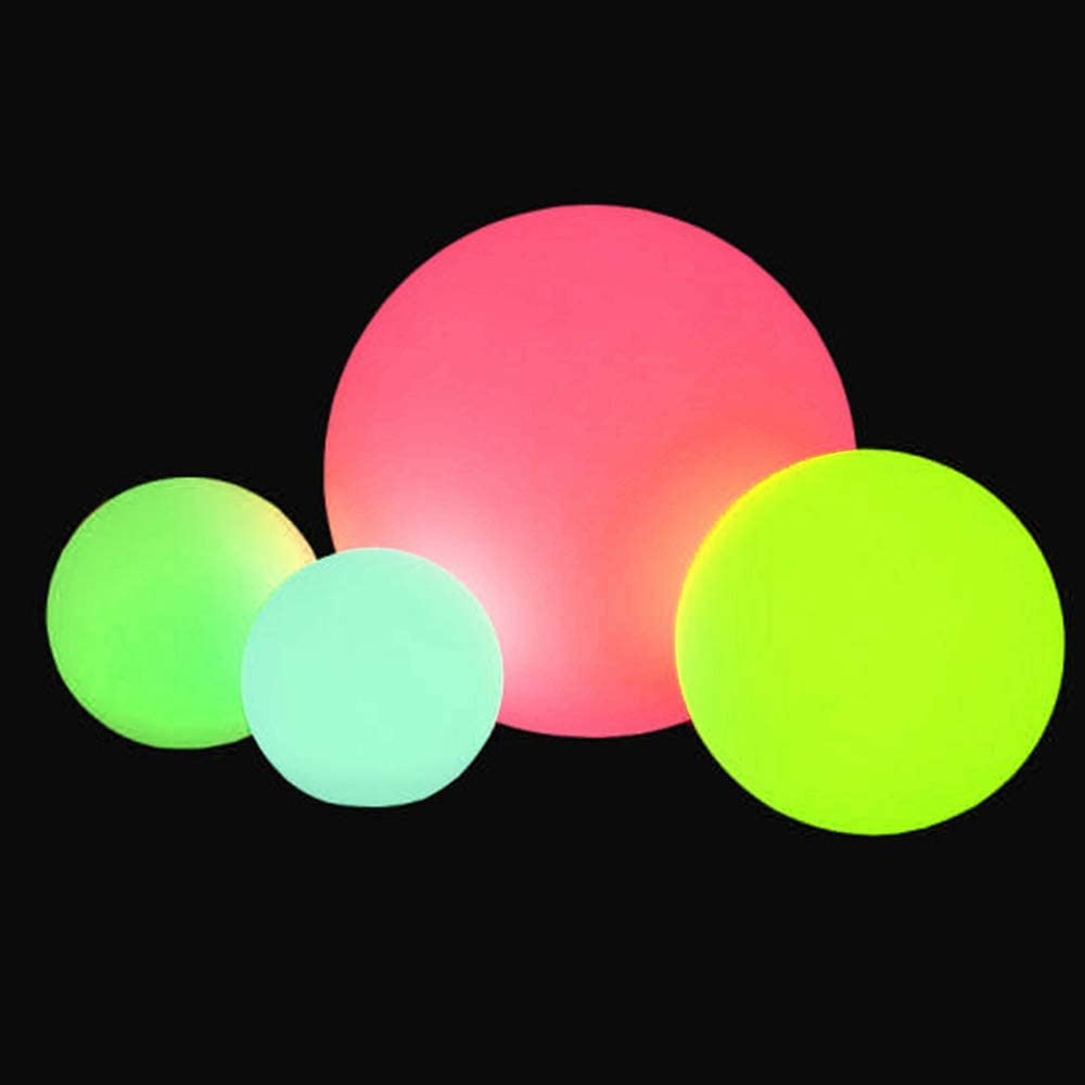 Light Coral 16 Color Changing Ball LED Light  Ball Night Light -Remote  (12"/16")