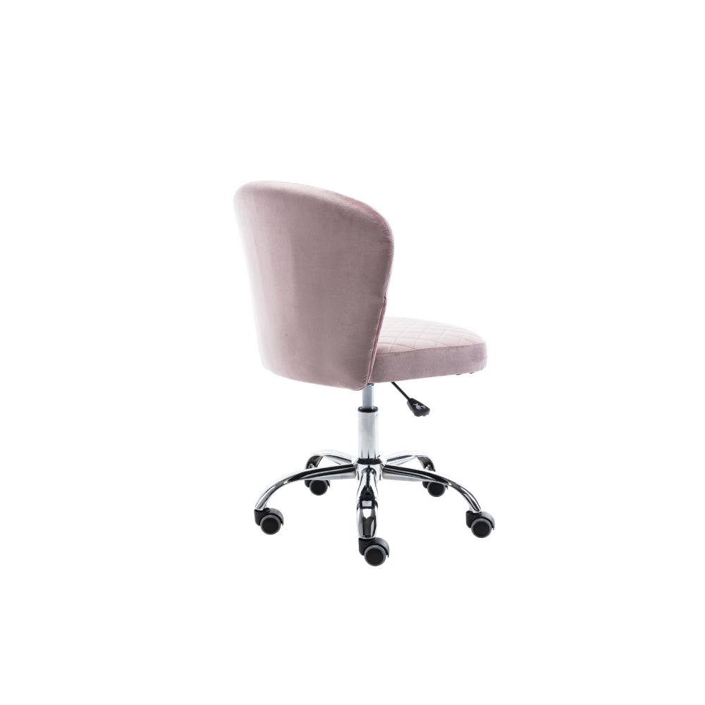 Slate Gray Computer Chair Task Chair Comfortable Swivel Chair and Mid- Back with Wheels