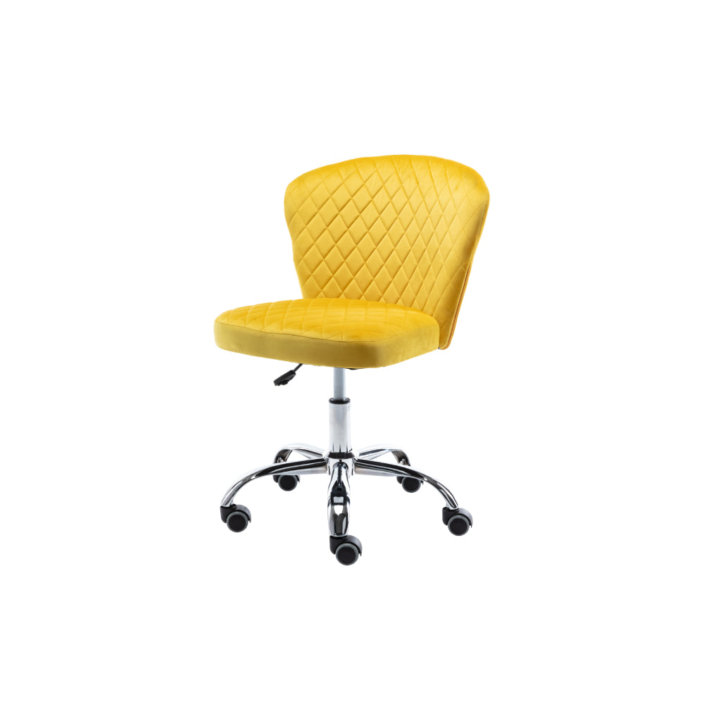 Goldenrod Computer Chair Task Chair Comfortable Swivel Chair and Mid- Back with Wheels