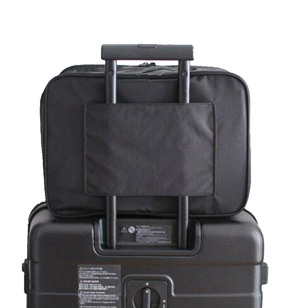 Dark Slate Gray Travel Cosmetic Makeup Toiletry Bag Wash Organizer Storage Pouch Zipper Set Of 2