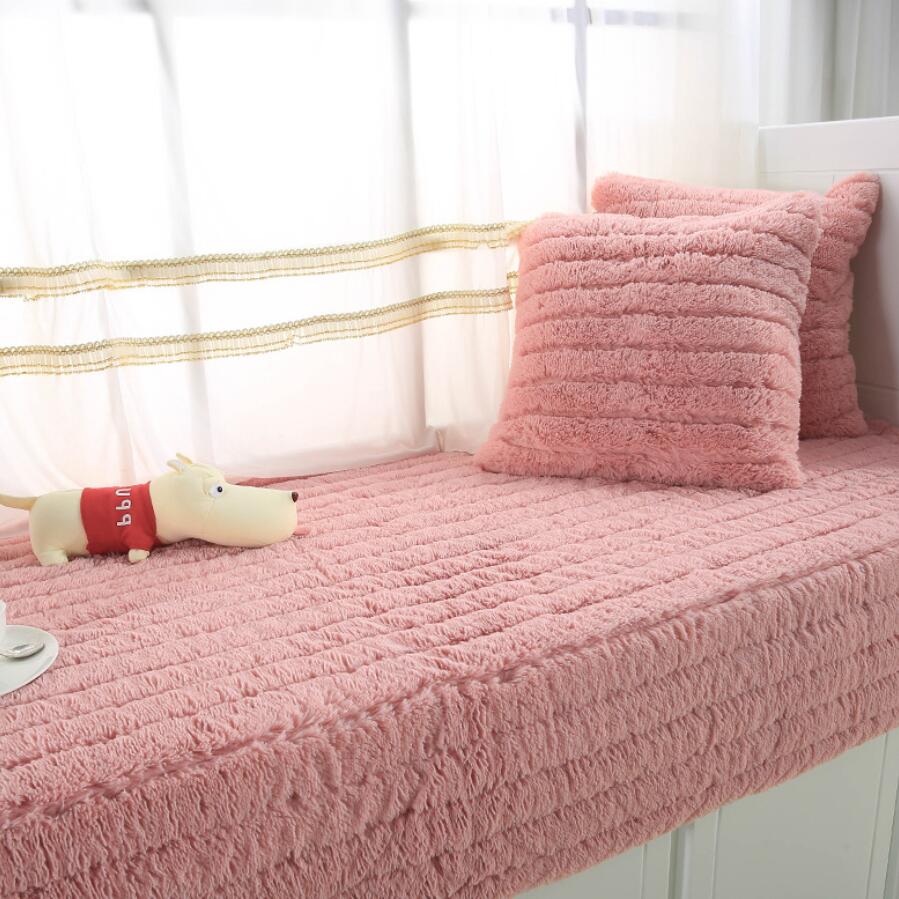 Balcony Mat Floating Window Blanket Mats Tatami Multi-Useful Seat - Pink