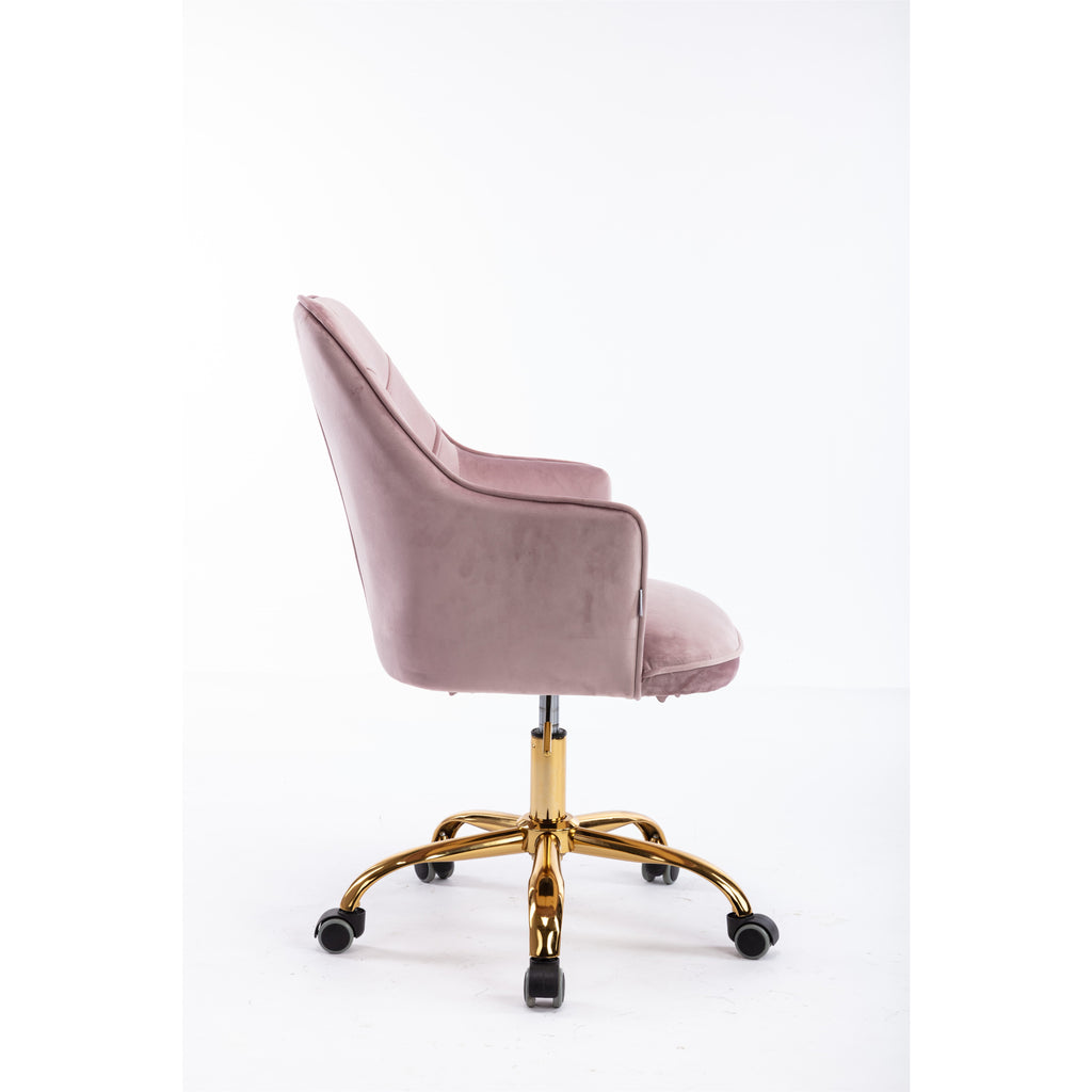 Slate Gray Velvet Swivel Shell Chair for Living Room, Office Chair, Modern Leisure Arm Chair