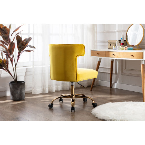 Light Gray Swivel Wingback Chair for Living Room/Bedroom, Modern Leisure Office Chair