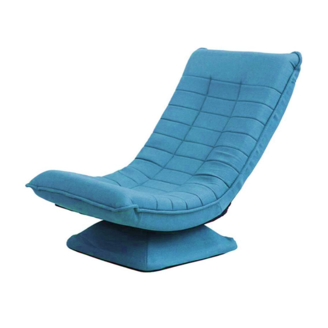 Steel Blue Video Gaming 360 Degree Swivel Folding Sofa Chair
