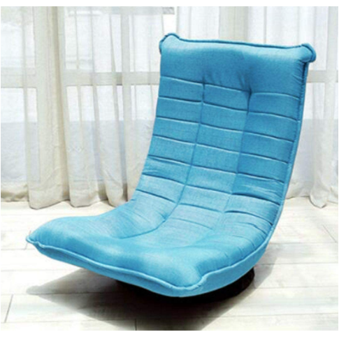 Sky Blue Video Gaming 360 Degree Swivel Folding Sofa Chair