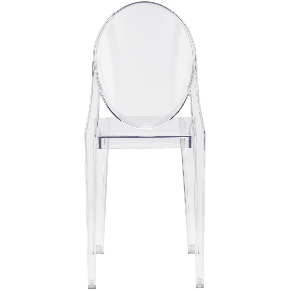 Lavender Set of 4 Ghost Dining Side Chair in Transparent Crystal Clear