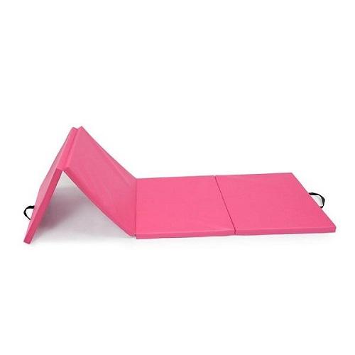 Pale Violet Red 10'  Folding Panel Exercise Gymnastics Mat Tumbling Aerobics Gym Mat