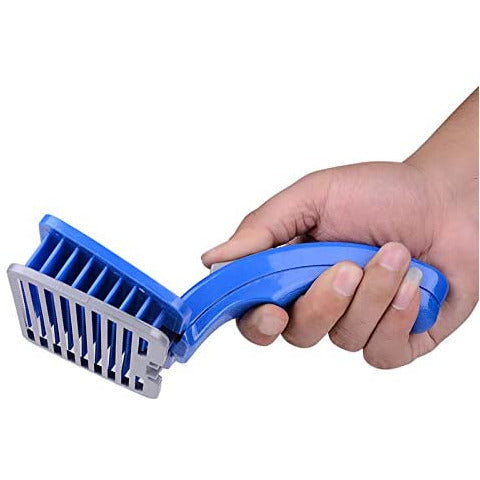 Royal Blue Pet  Brush Comb Shedding Tool Hair Fur