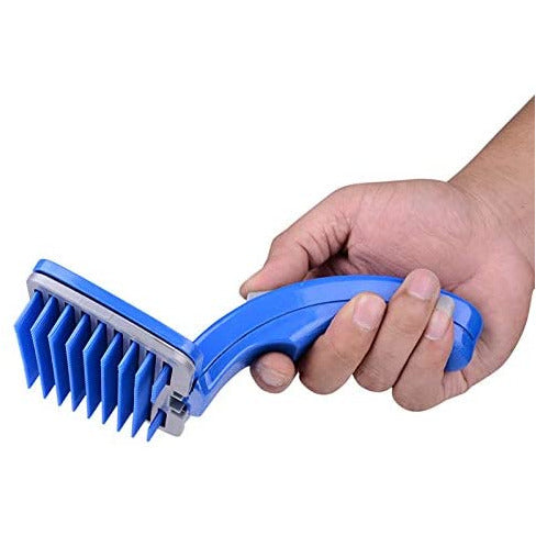 Royal Blue Pet  Brush Comb Shedding Tool Hair Fur