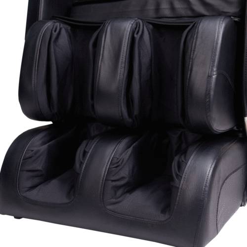 Black Sliding Zero Gravity Massage Chair (Black + White)