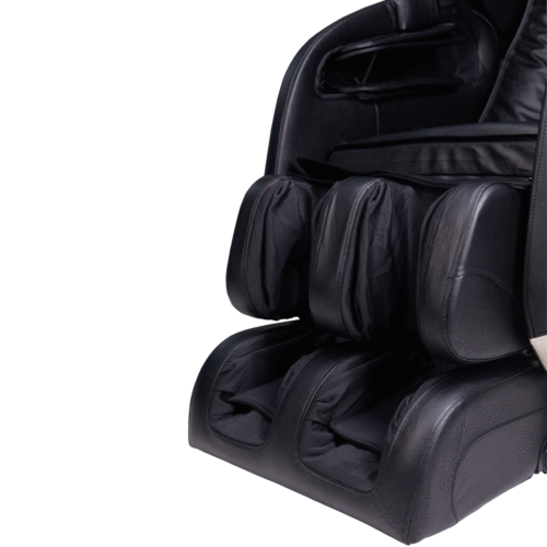 Black Sliding Zero Gravity Massage Chair (Black + White)